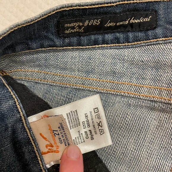 Vintage Citizens of Humanity Margot #805 stretch, low rise bootcut jeans - Picture 3 of 3